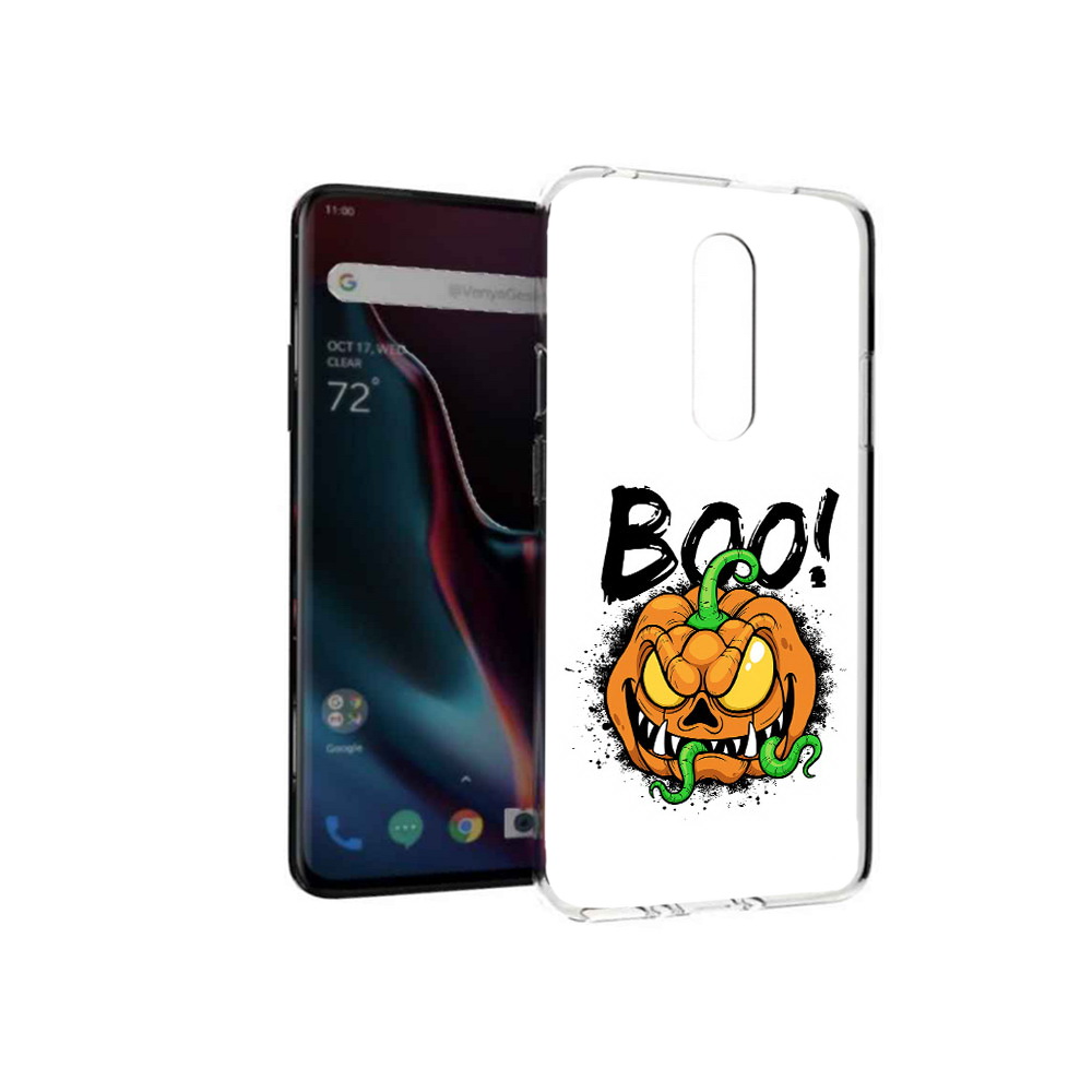 

Чехол MyPads Tocco для OnePlus 7 Pro Хэллоуин бу (PT139735.130.193), Прозрачный, Tocco