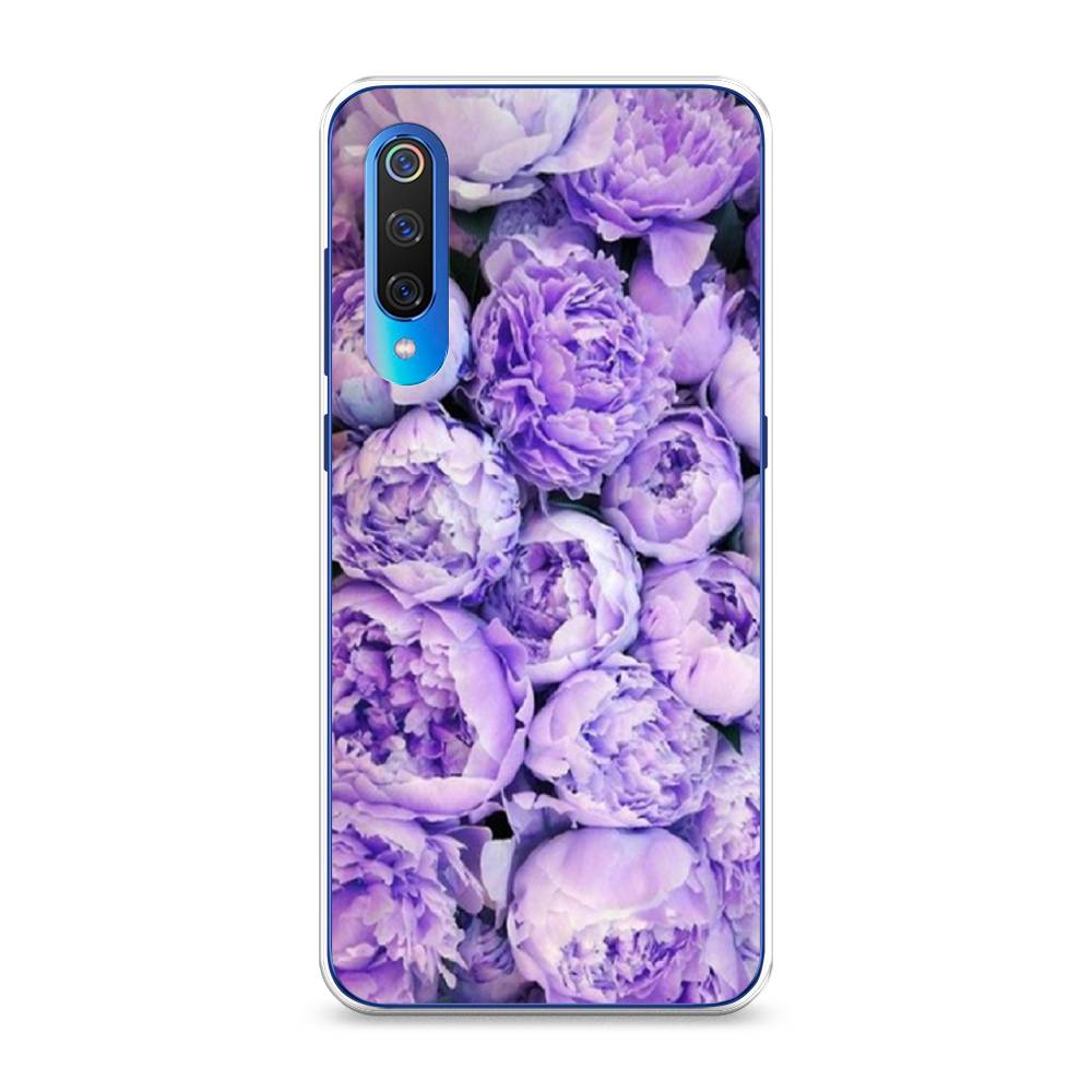 

Чехол Awog на Xiaomi Mi 9 "Пионы сиреневые", Разноцветный, 34850-8