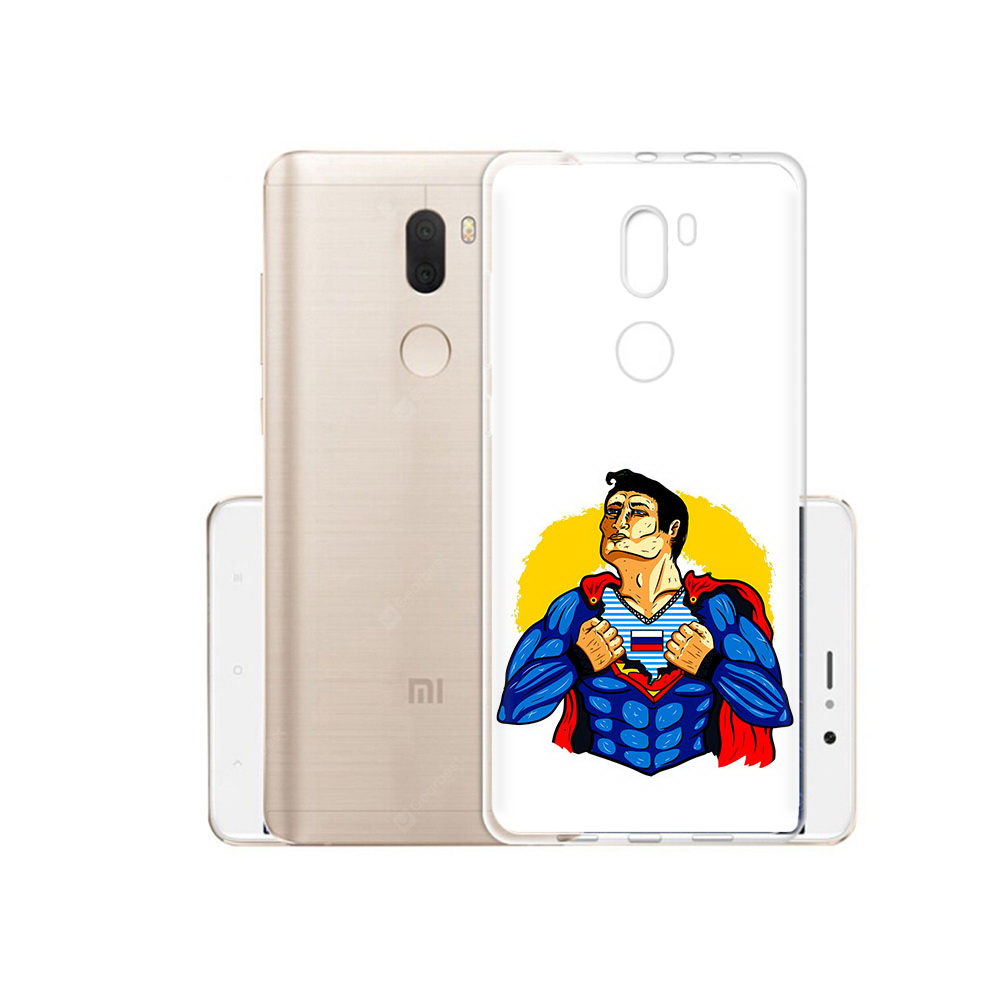 

Чехол MyPads Tocco для Xiaomi Mi 5S Plus русский супермен (PT48165.334.591), Прозрачный, Tocco