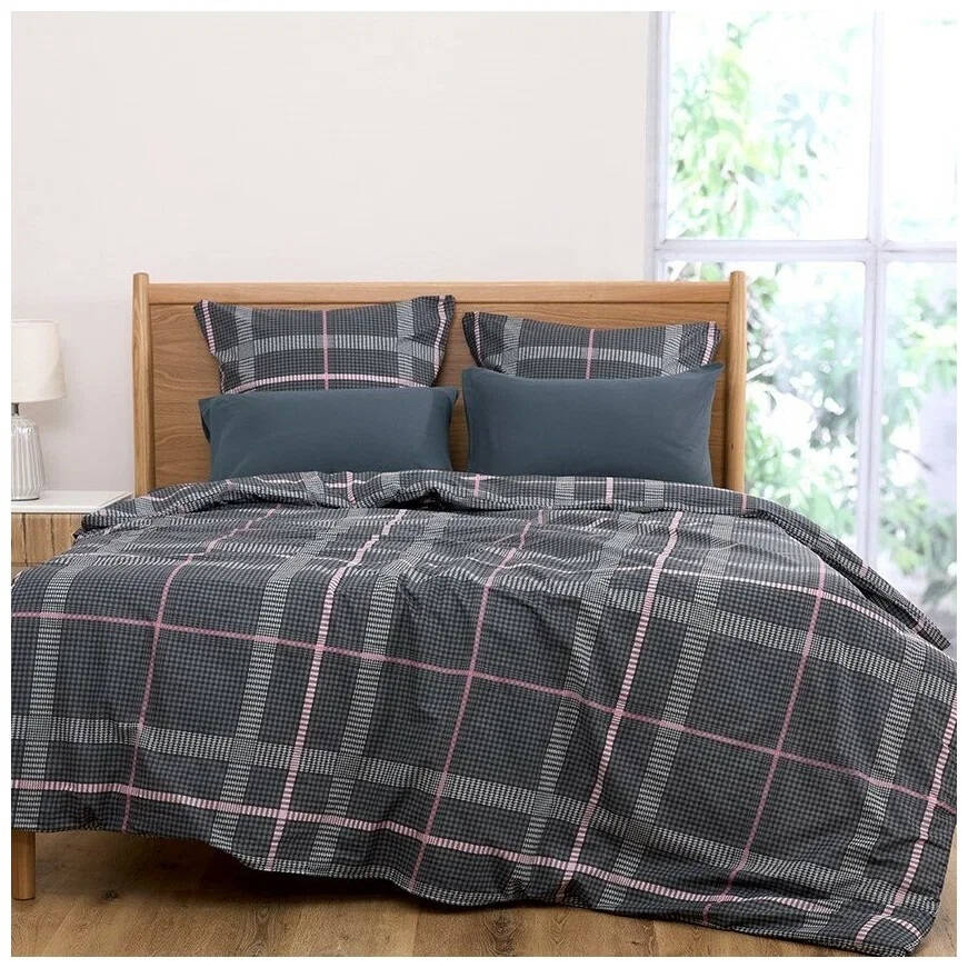 фото Комплект постельного белья 2-х спальный с простыней евро cozy home bonmarito