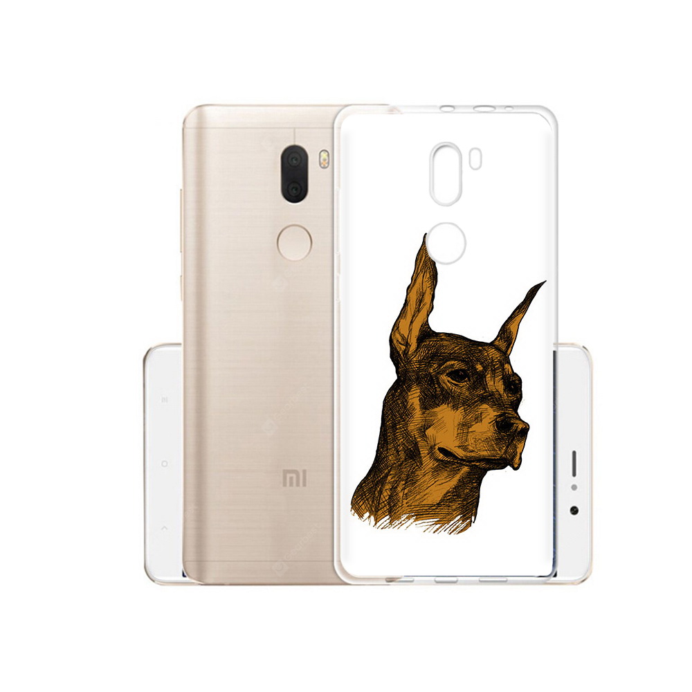 

Чехол MyPads Tocco для Xiaomi Mi 5S Plus скетч доберман (PT48165.334.605), Прозрачный, Tocco