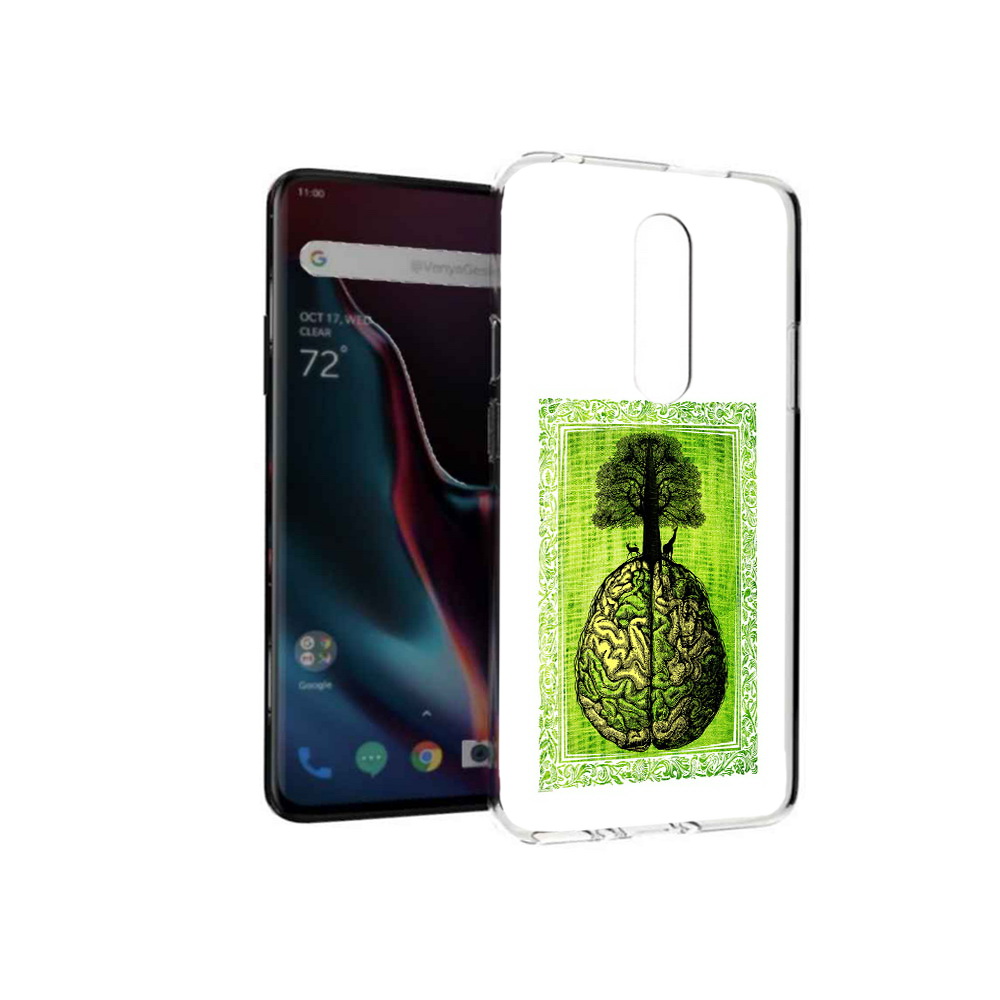

Чехол MyPads Tocco для OnePlus 7 Pro абстракция здоровый мозг (PT139735.130.211), Прозрачный, Tocco