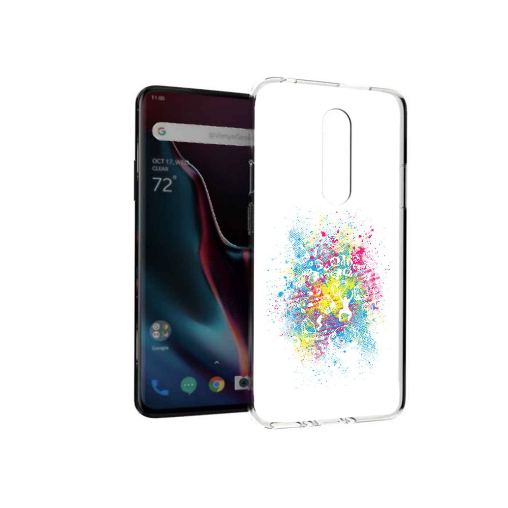 

Чехол MyPads Tocco для OnePlus 7 Pro акварель абстракция (PT139735.130.214), Прозрачный, Tocco