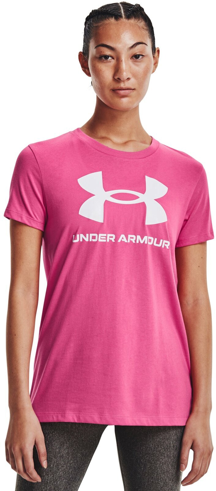 

Футболка женская Under Armour 1356305 розовая SM, Розовый, 1356305
