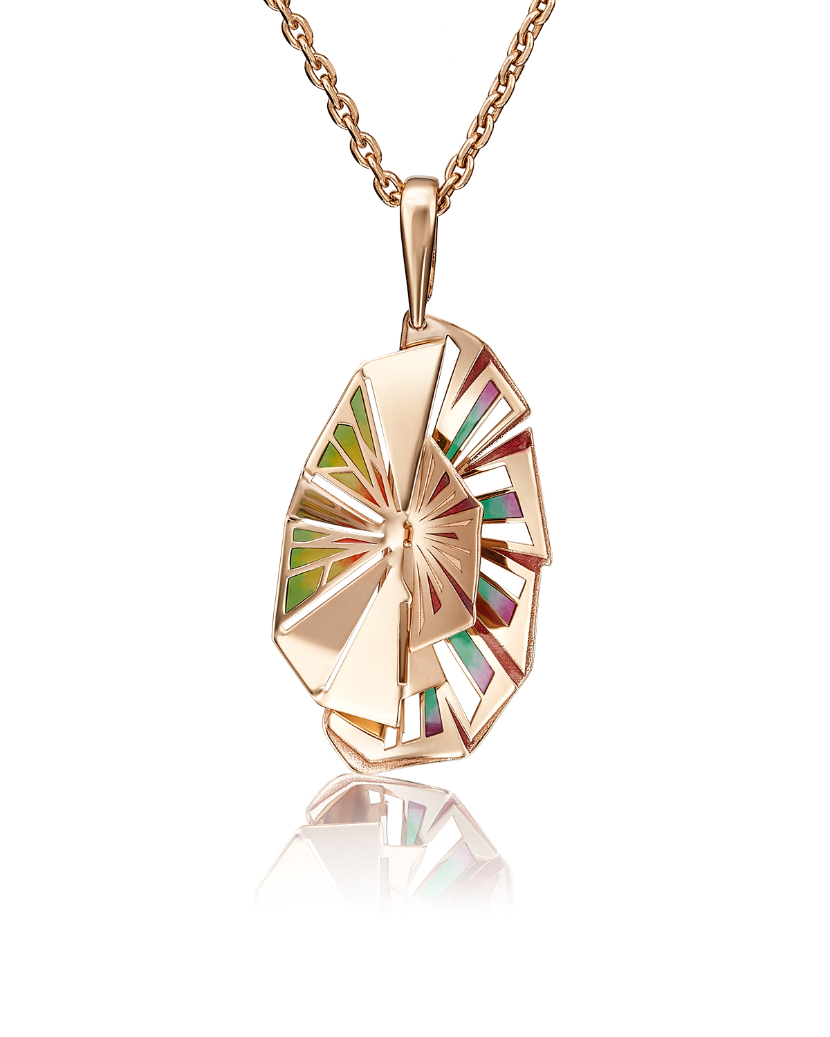 

Кулон из красного золота PLATINA jewelry 03-2801-00-000-1110-59, эмаль, 03-2801-00-000-1110-59