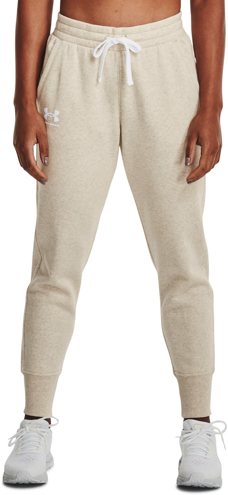 

Спортивные брюки женские Under Armour 1356416 бежевые SM, Бежевый, 1356416