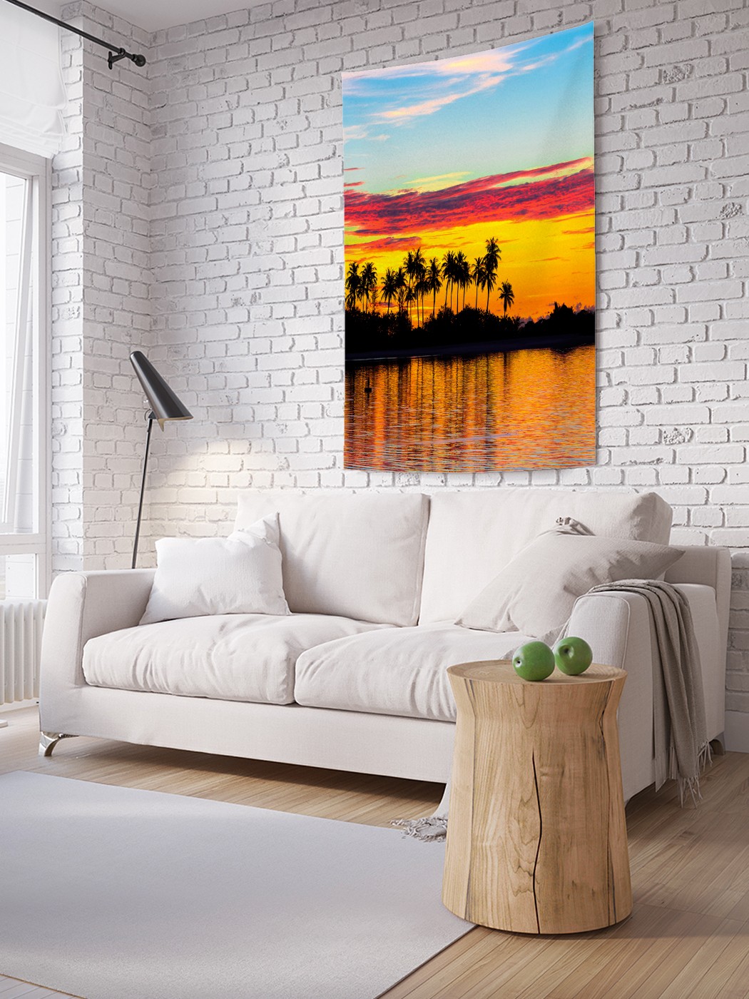 

Вертикальное фотопанно на стену JoyArty Пальмовый остров 150x200 см, Пальмовый остров