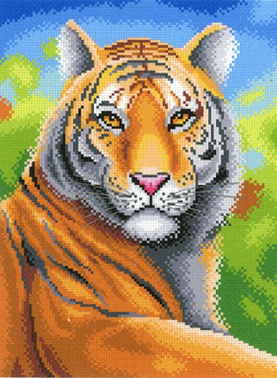 

Рисунок на ткани МП-студия Царственный тигр СК-067