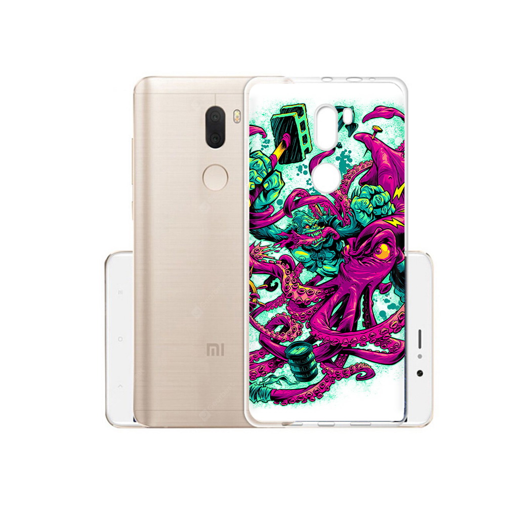 

Чехол MyPads Tocco для Xiaomi Mi 5S Plus фиолетовый кракен (PT48165.334.657), Прозрачный, Tocco