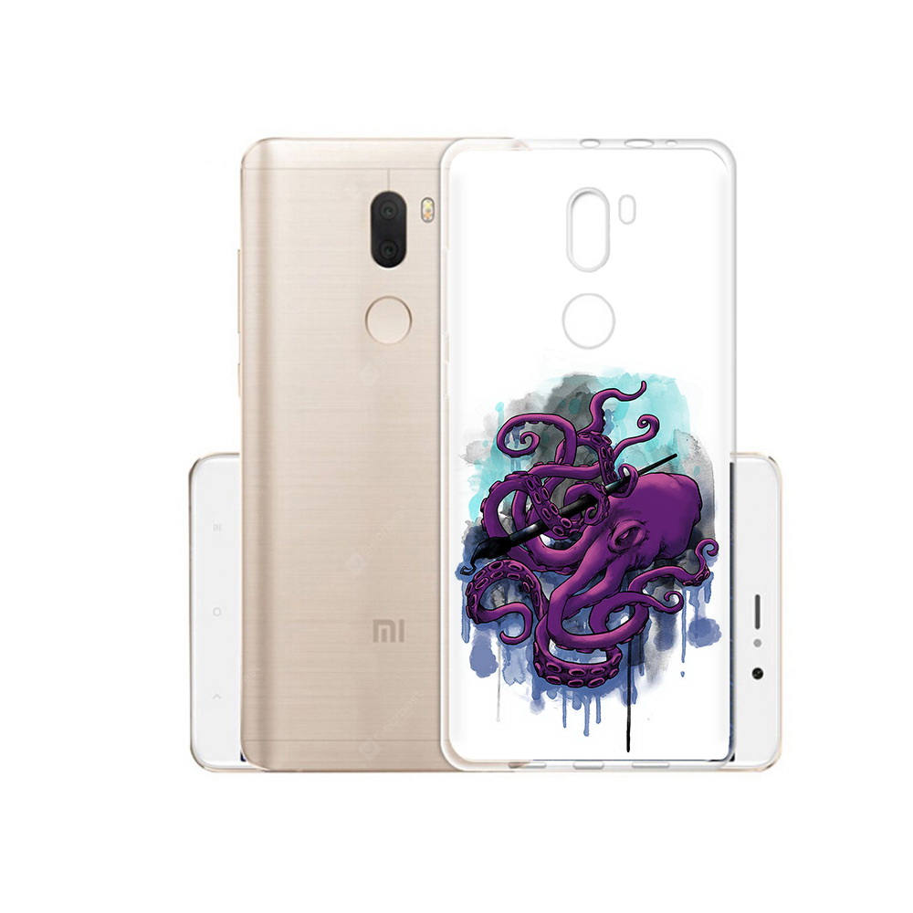 

Чехол MyPads Tocco для Xiaomi Mi 5S Plus фиолетовый осьминог (PT48165.334.658), Прозрачный, Tocco