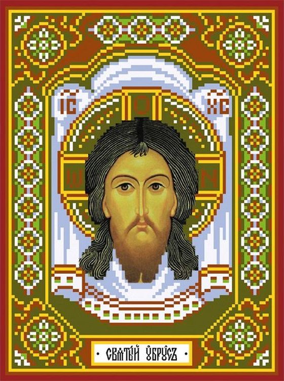 

Рисунок на шелке Матренин Посад Спас Нерукотворный 3000ш