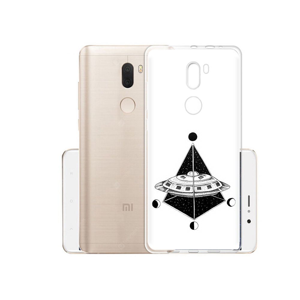 

Чехол MyPads Tocco для Xiaomi Mi 5S Plus черно белая летающая тарелка (PT48165.334.679), Прозрачный, Tocco