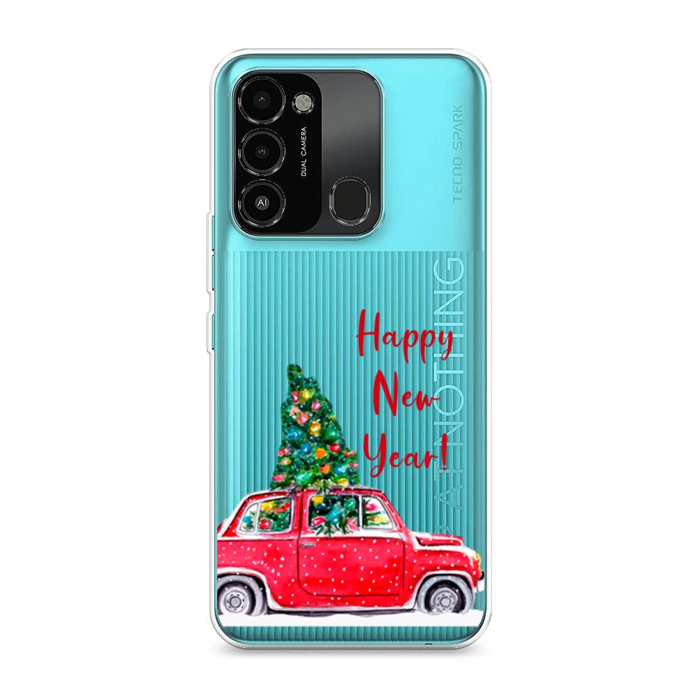 

Чехол для Tecno Spark Go 2022/8С/9 "Happy New Year", Красный;зеленый, 301250-5