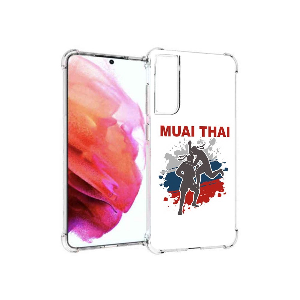 

Чехол MyPads Tocco для Samsung Galaxy S21 FE Муайтай, Прозрачный, Tocco