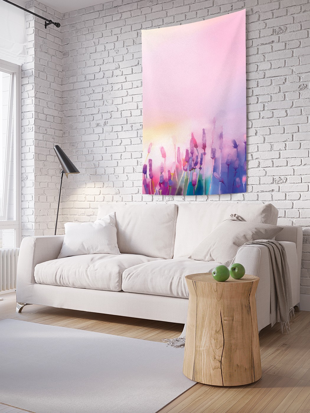 

Вертикальное фотопанно на стену JoyArty Лавандовый край 150x200 см, Лавандовый край