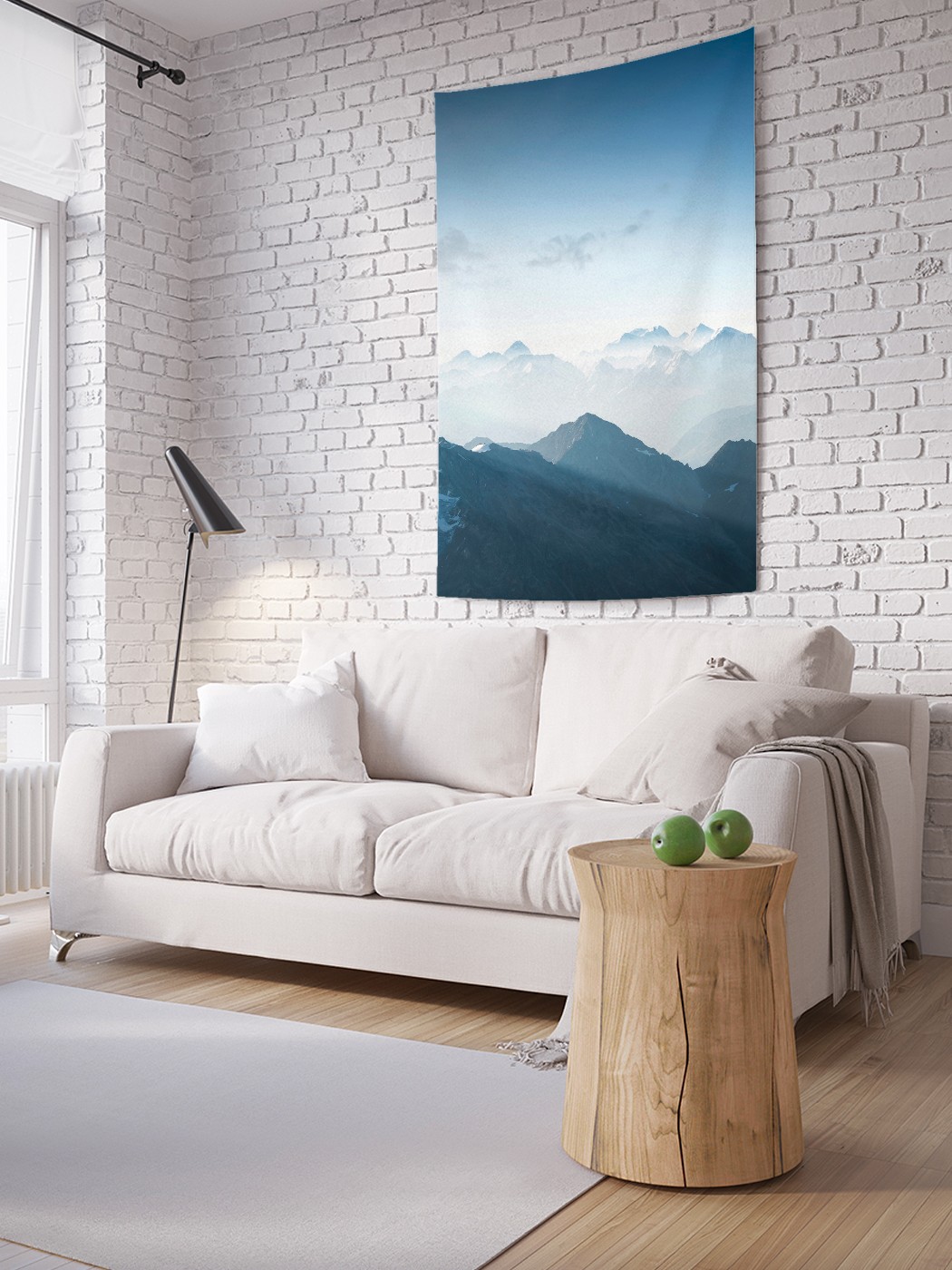 

Вертикальное фотопанно на стену JoyArty Горы-невидимки 150x200 см, Горы-невидимки