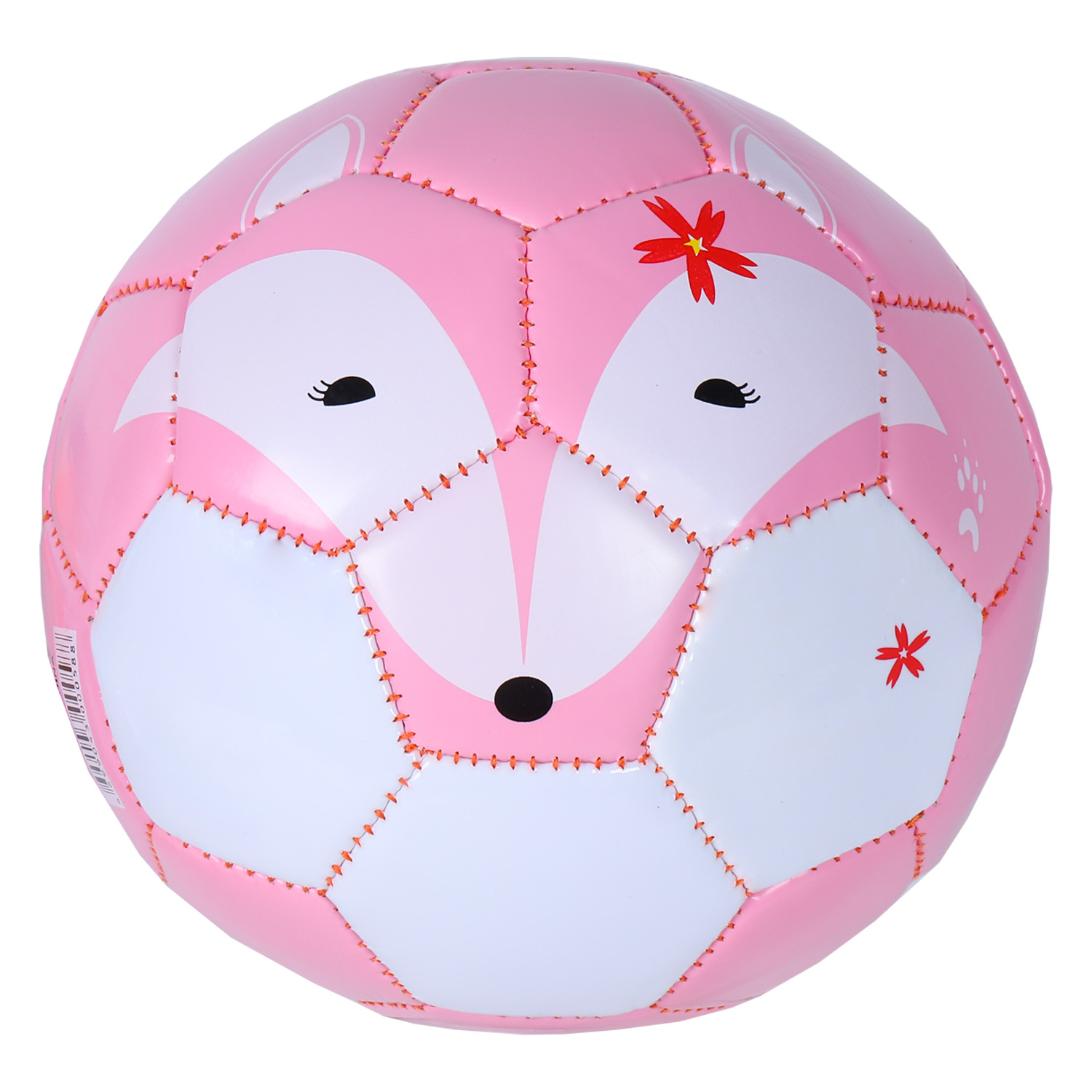 фото Мяч футбольный компания друзей №2 ,100г, лиса розовый, пвх jb4300058