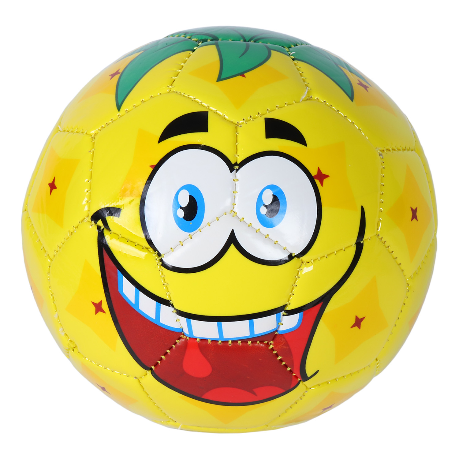 фото Мяч футбольный компания друзей №2 ,100г, ананас желтый, пвх jb4300061