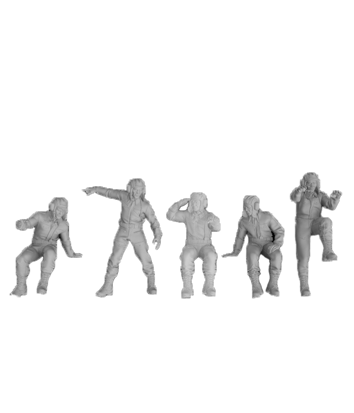 

Российские танкисты SX-Art 1/72 5 фигур набор 279021