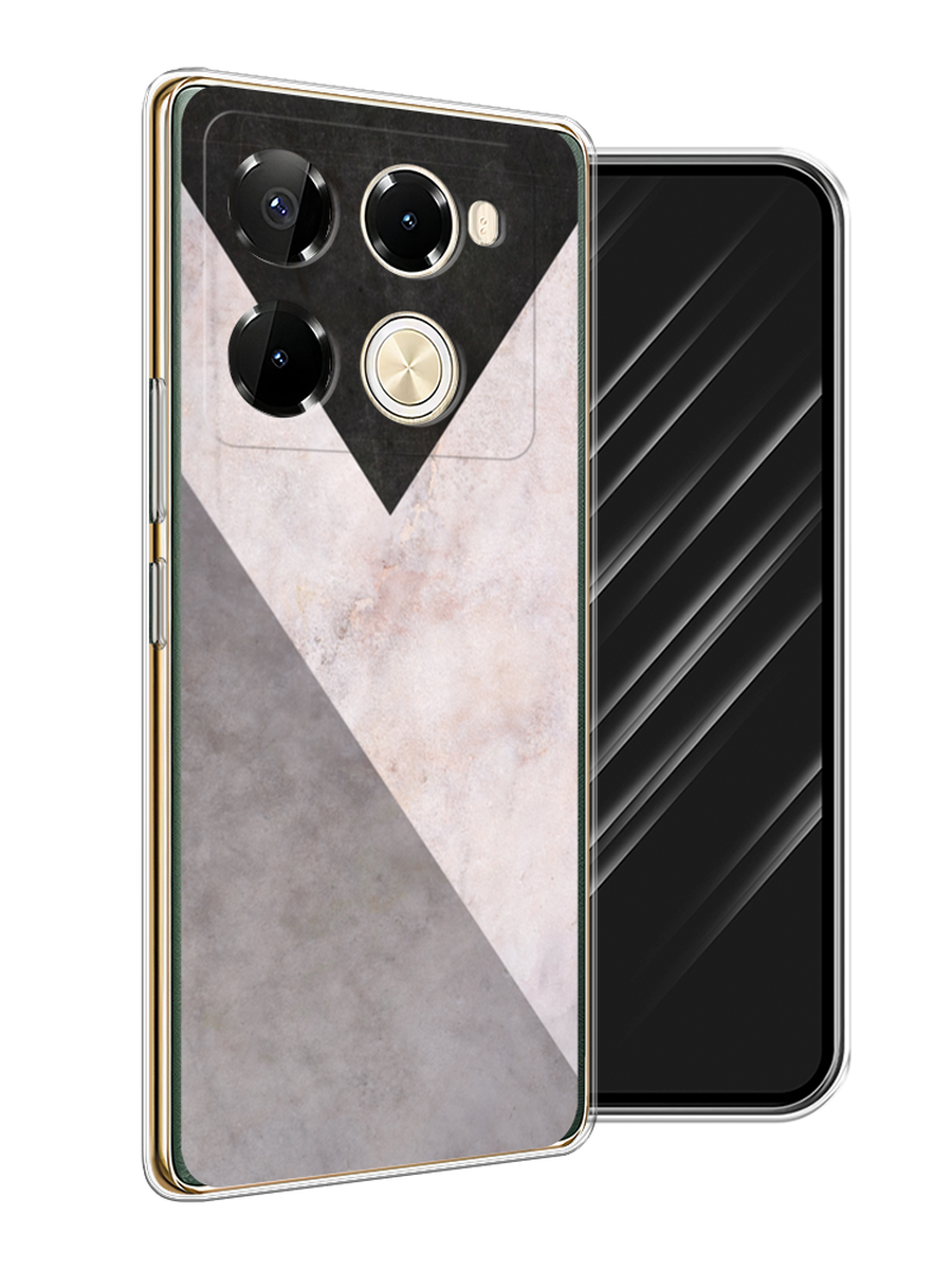 

Чехол Awog на Infinix Note 40 Pro 5G/Note 40 Pro Plus "Геометричный мрамор", Бежевый, 3106050-1