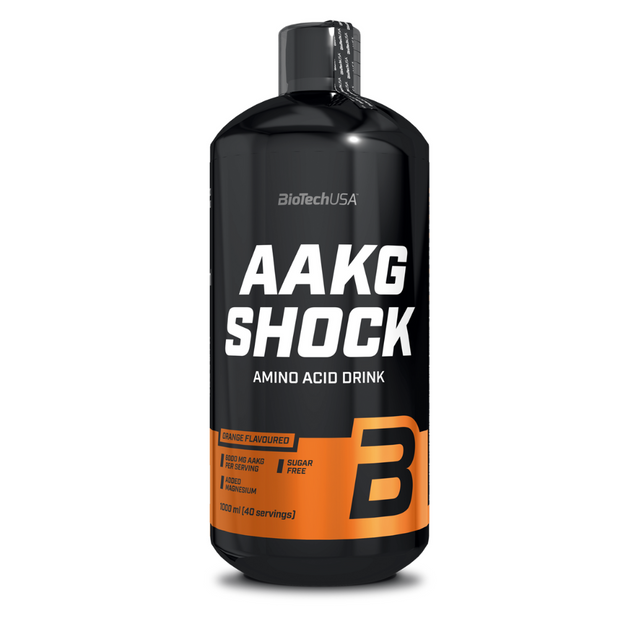 Аргинин альфа-кетоглутарат AAKG Shock Extreme BioTechUSA, 1000 мл, апельсин