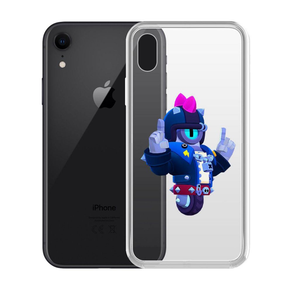 

Чехол-накладка Brawl Stars-Дикий Сту для iPhone XR, Прозрачный