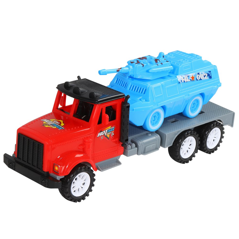 

Инерционная машина Компания Друзей грузовик, в комплект входит танк, JB401319, JB401319