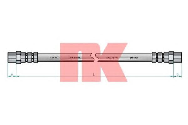 

Шланг Тормозной Nk 854706