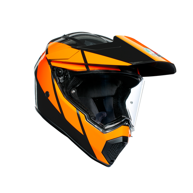 фото Шлем agv ax-9 multi trail gunmetal/orange s