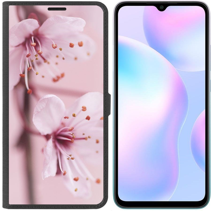 

Чехол-книжка Krutoff Eco Book для Xiaomi Redmi 9A Весна (черный)