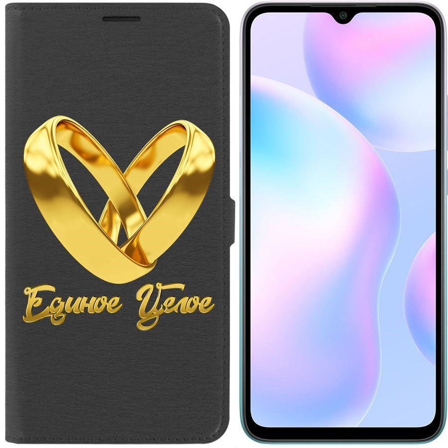 

Чехол-книжка Krutoff Eco Book для Xiaomi Redmi 9A Единое целое (черный)