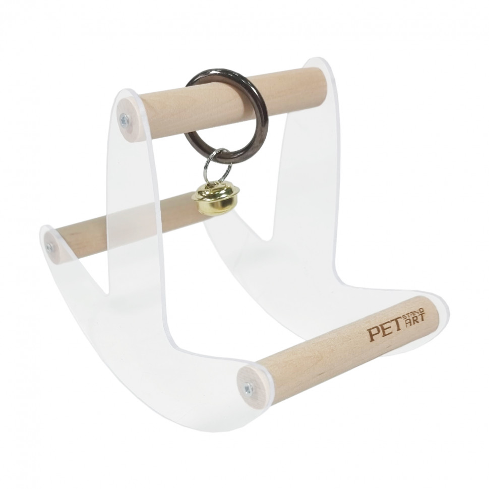 

Качели Tumbler для попугаев PetStandArt, Размер S 15х11х8см