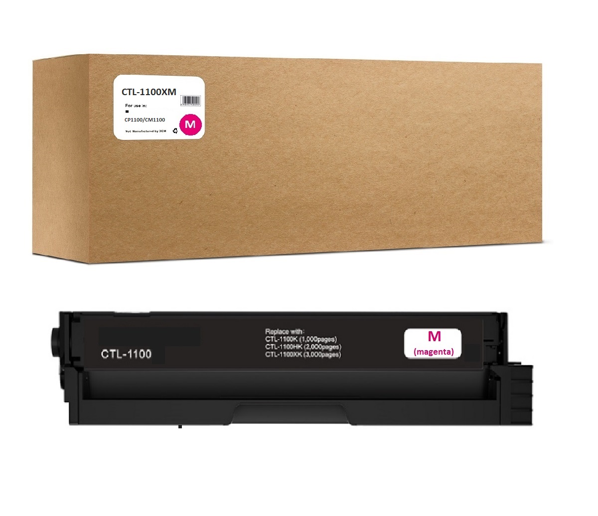 

Картридж OEM CTL-1100XM для Pantum CP1100/CM1100 2.3K Magenta Compatible, Пурпурный, OEM CTL-1100XM
