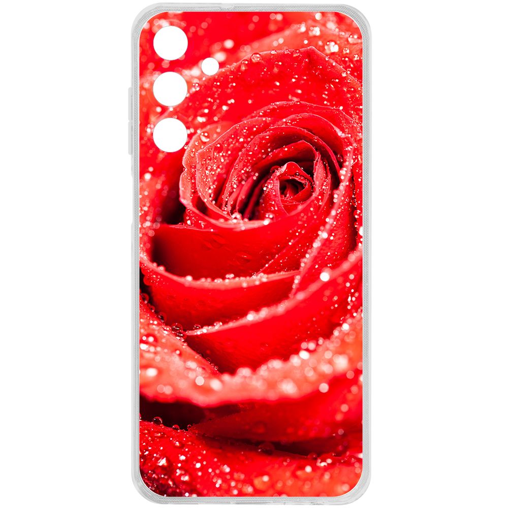 

Чехол-накладка Krutoff Clear Case Роза для Samsung Galaxy A15, Прозрачный