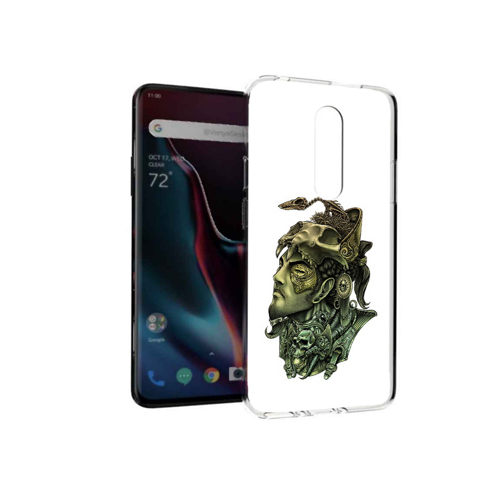 

Чехол MyPads Tocco для OnePlus 7 Pro бронзовый воин (PT139735.130.248), Прозрачный, Tocco