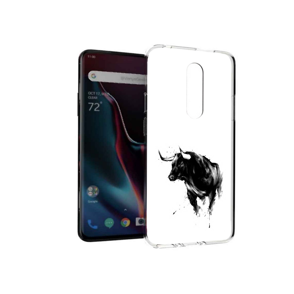

Чехол MyPads Tocco для OnePlus 7 Pro бык (PT139735.130.254), Прозрачный, Tocco