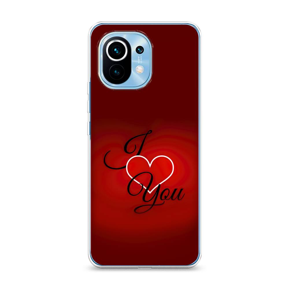 

Чехол Awog на Xiaomi Mi 11 "I love you 3", Разноцветный, 39450-6