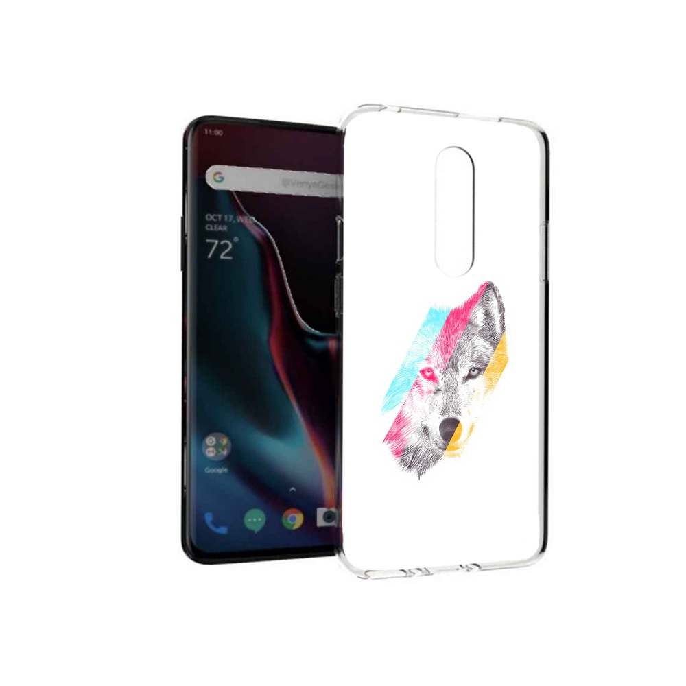 

Чехол MyPads Tocco для OnePlus 7 Pro волк градиент (PT139735.130.268), Прозрачный, Tocco
