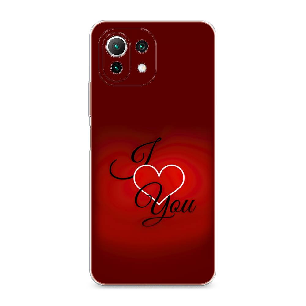 

Чехол Awog на Xiaomi Mi 11 Lite/5G NE "I love you 3", Разноцветный, 310250-6