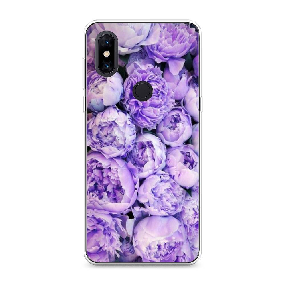 

Чехол Awog на Xiaomi Mi Mix 3 "Пионы сиреневые", Разноцветный, 34950-8