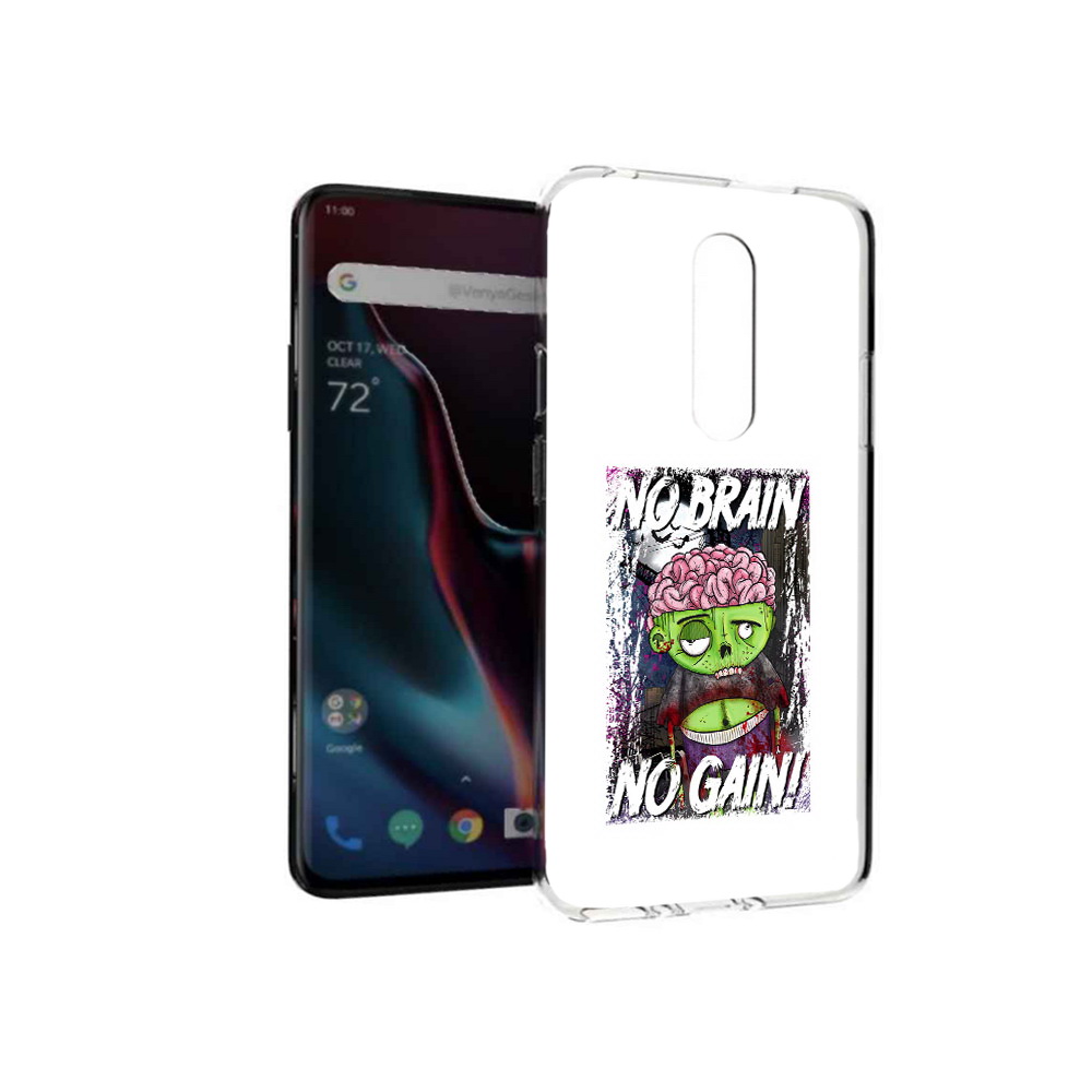 

Чехол MyPads Tocco для OnePlus 7 Pro глупый зомби (PT139735.130.289), Прозрачный, Tocco