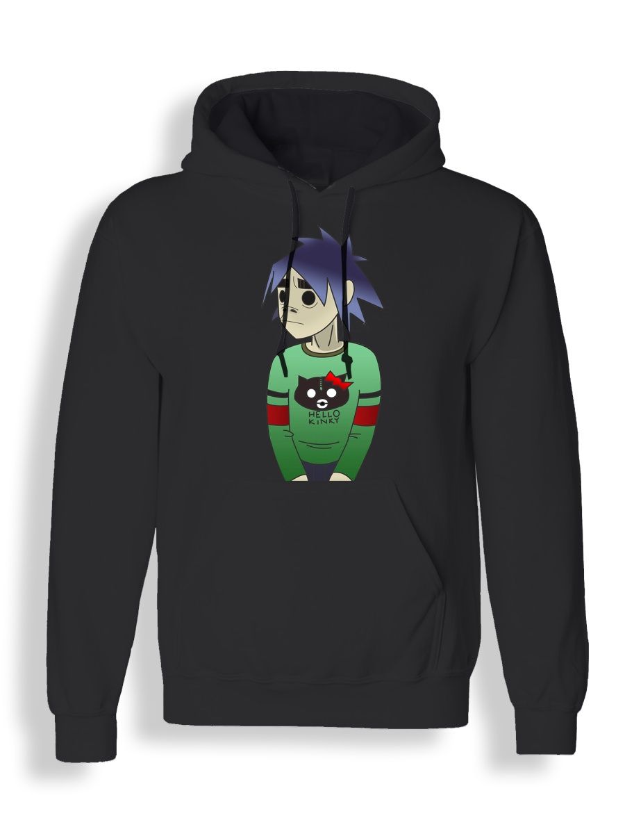 

Худи унисекс СувенирShop Gorillaz/Гориллаз 16 черное 2XL, "Gorillaz/Гориллаз" 16