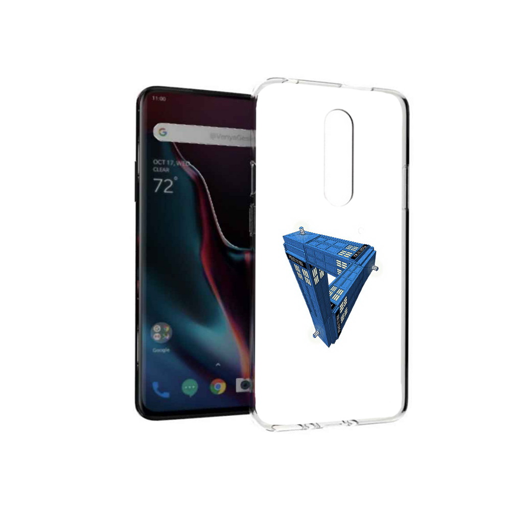 

Чехол MyPads Tocco для OnePlus 7 Pro головолока абстракция (PT139735.130.291), Прозрачный, Tocco