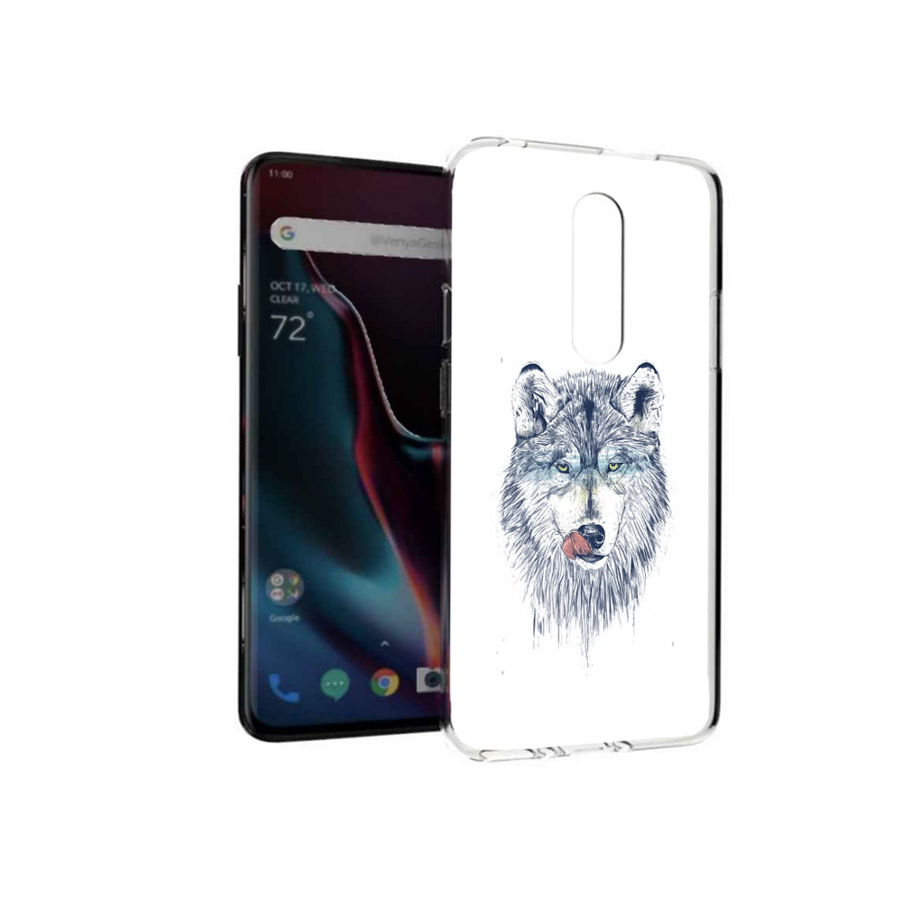 

Чехол MyPads Tocco для OnePlus 7 Pro голодгый волк (PT139735.130.292), Прозрачный, Tocco