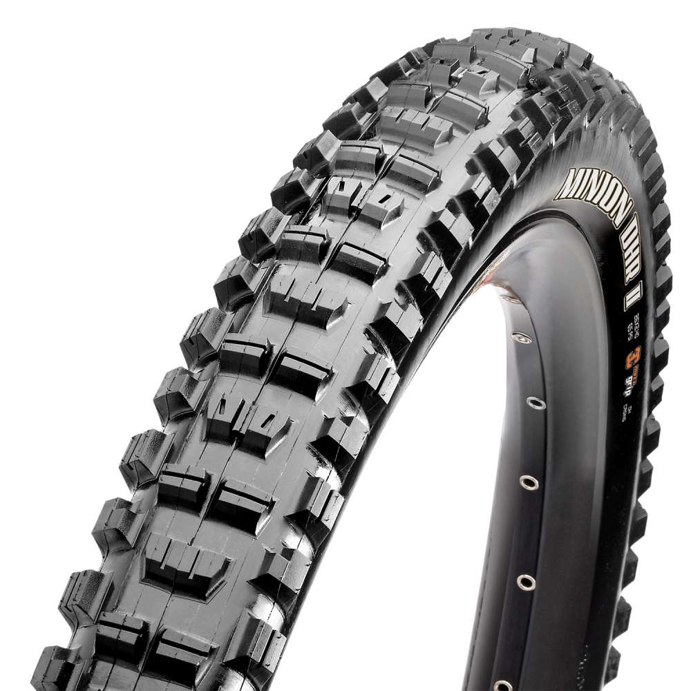 

Покрышка для велосипеда MAXXIS Minion DHR II 27.5X2.80 60 TPI FOLDABLE DUAL EXO/TR, Черный, ETB96909100