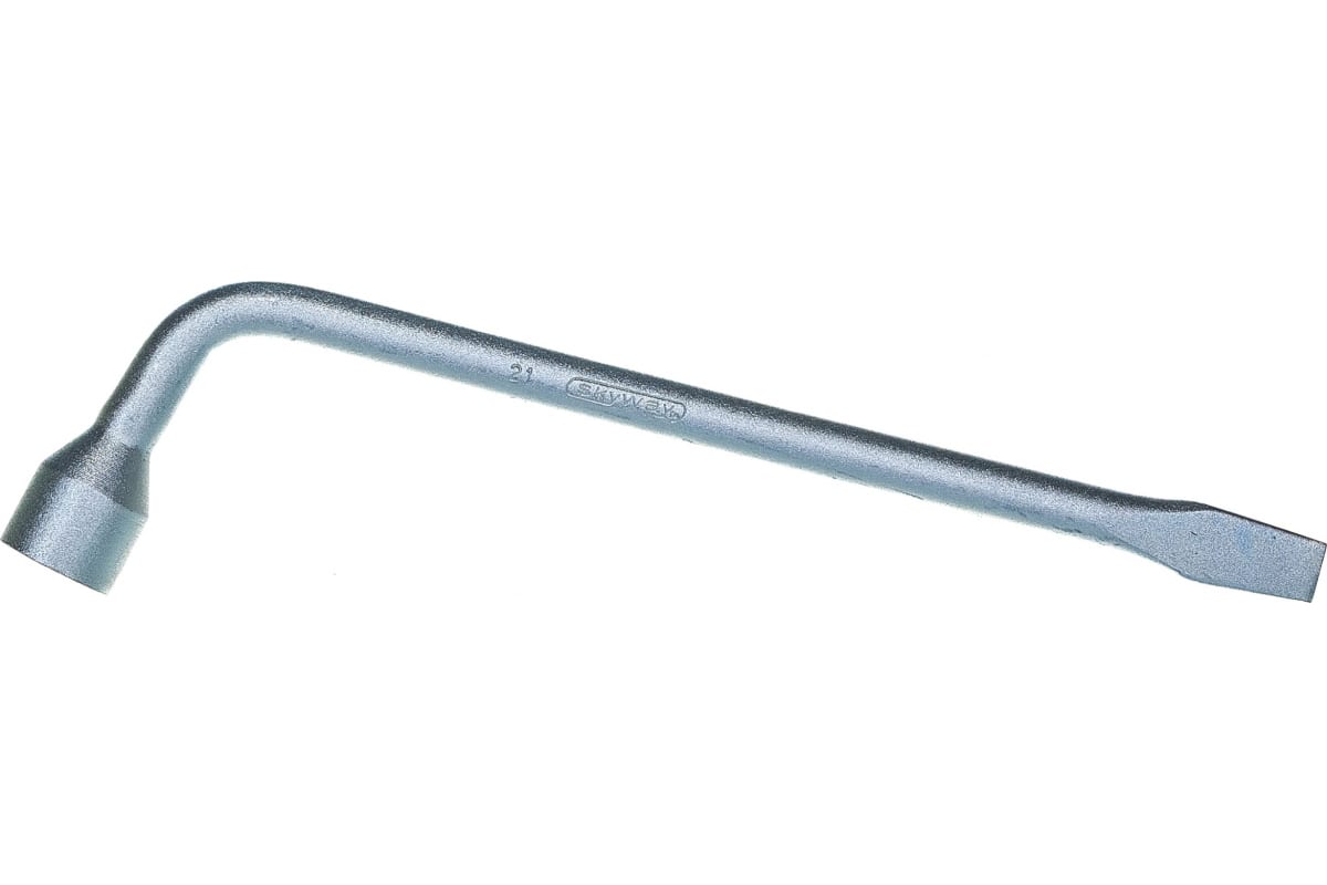 Ключ балонный Г-образный (21) SKYWAY (L=350 мм., кованый)