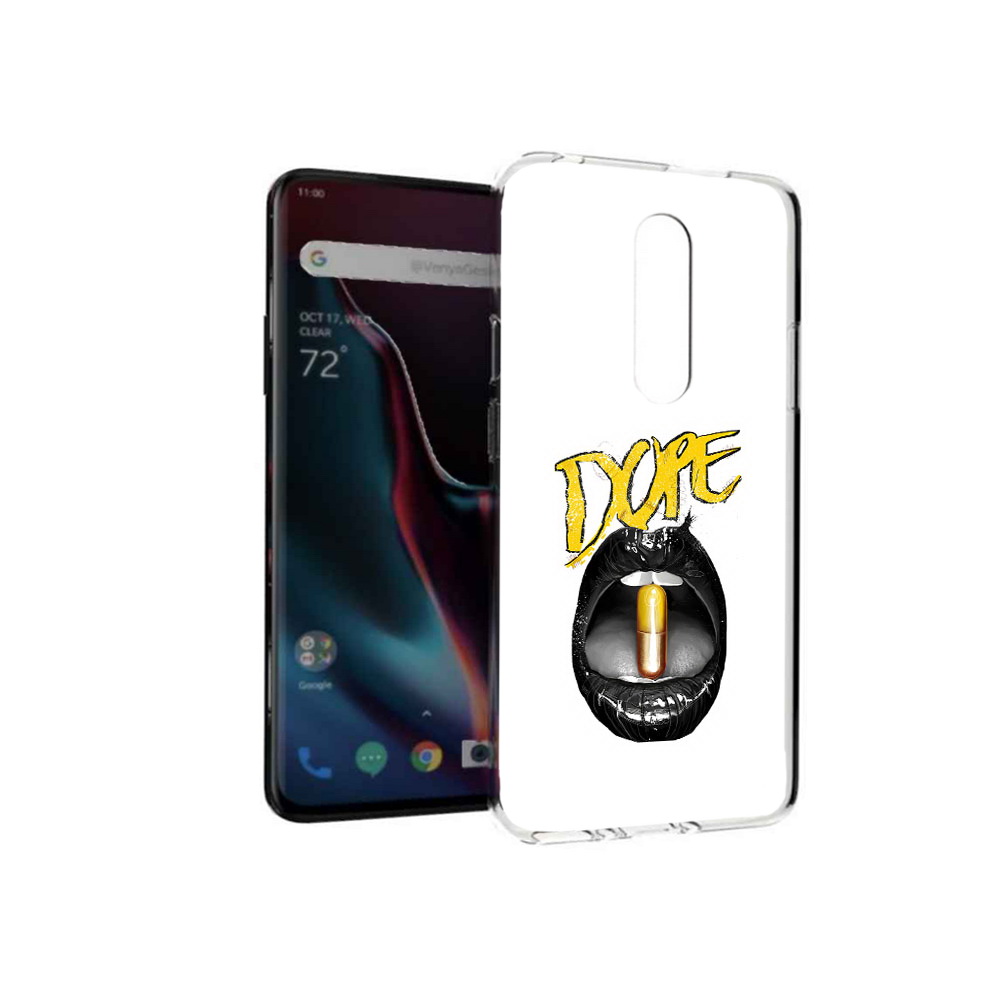 

Чехол MyPads Tocco для OnePlus 7 Pro губы (PT139735.130.303), Прозрачный, Tocco