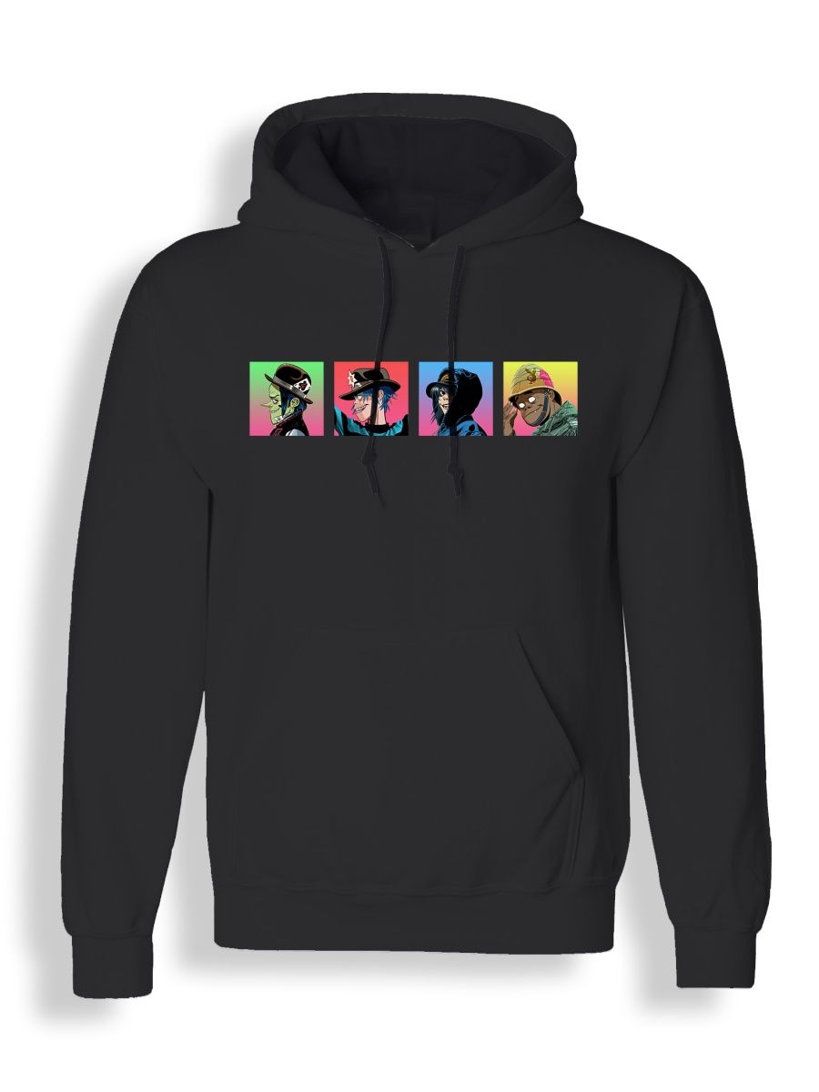 

Худи унисекс СувенирShop Gorillaz/Гориллаз 19 черное 2XL, "Gorillaz/Гориллаз" 19