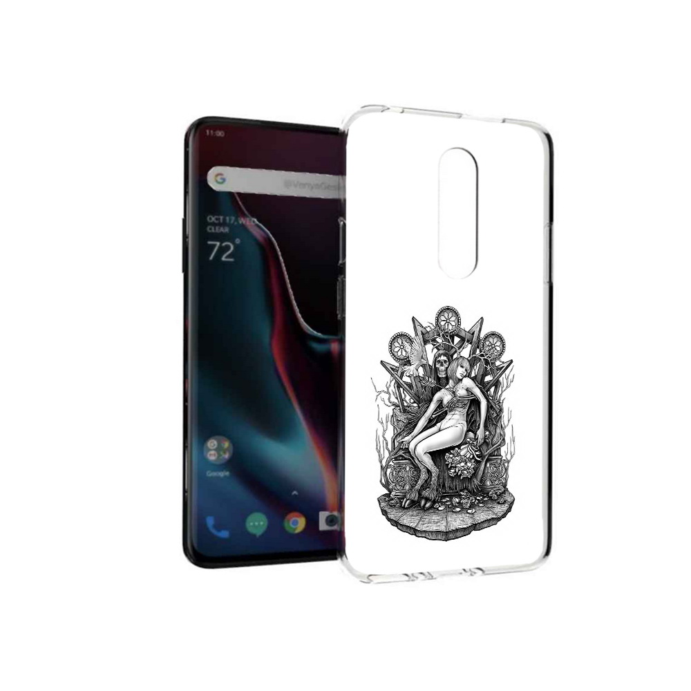

Чехол MyPads Tocco для OnePlus 7 Pro девушка на троне (PT139735.130.309), Прозрачный, Tocco