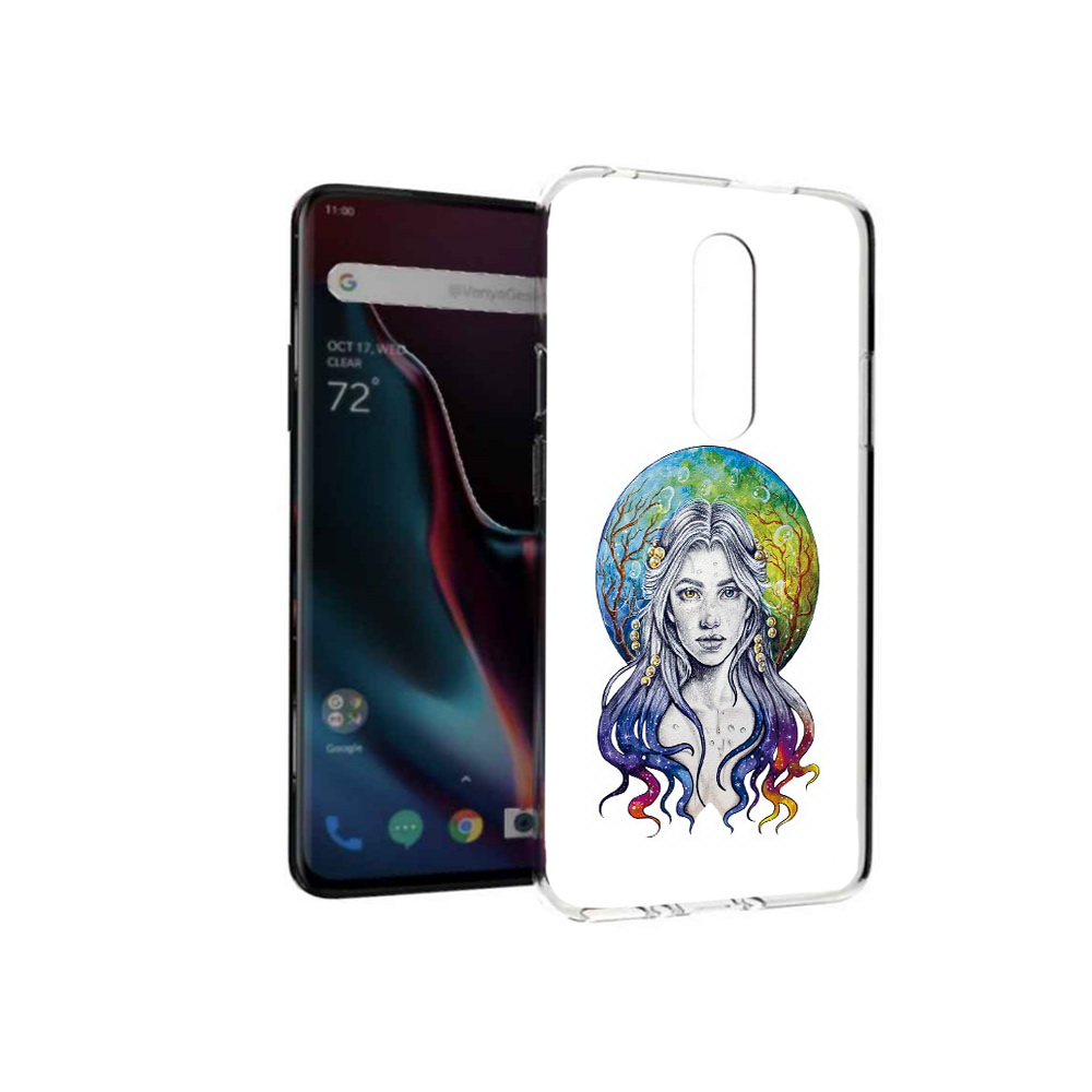 

Чехол MyPads Tocco для OnePlus 7 Pro девушка с красивыми волосами (PT139735.130.313), Прозрачный, Tocco